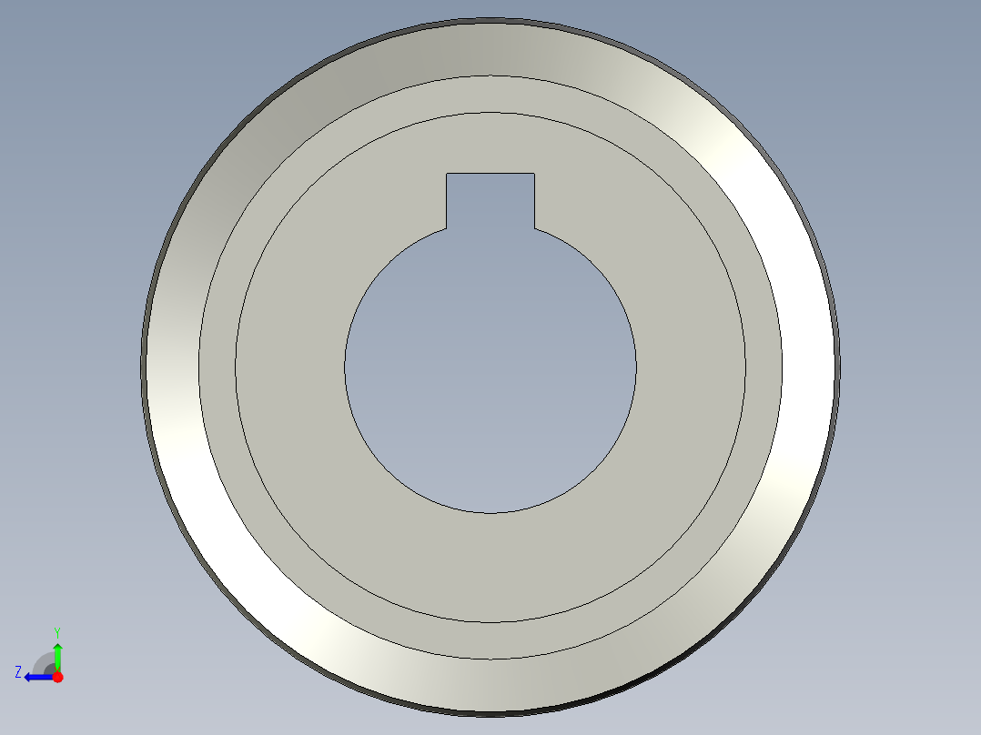 同步带轮ATPV25XL050-A-N20右视图