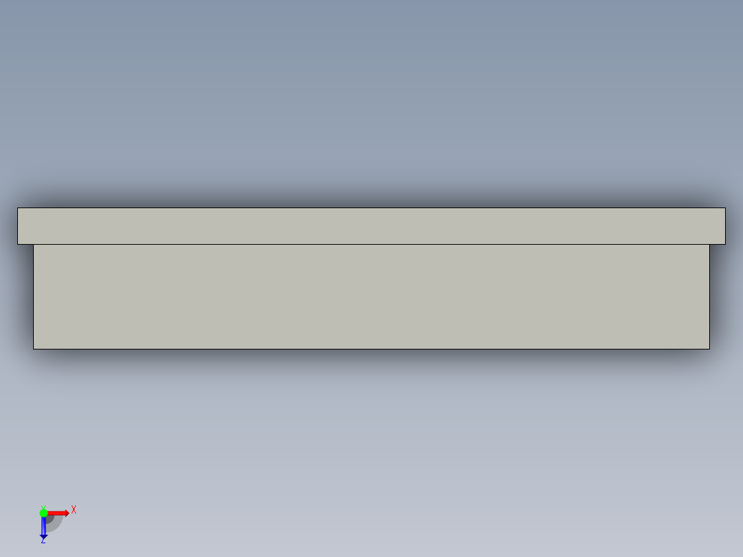 QGJT-104英寸触摸屏俯视图