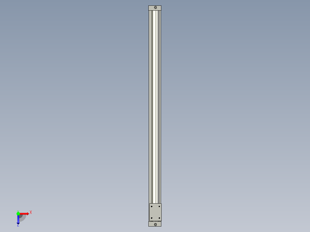 更新版-汽缸-CY3R40-1000-A93_0_0_0_俯视图