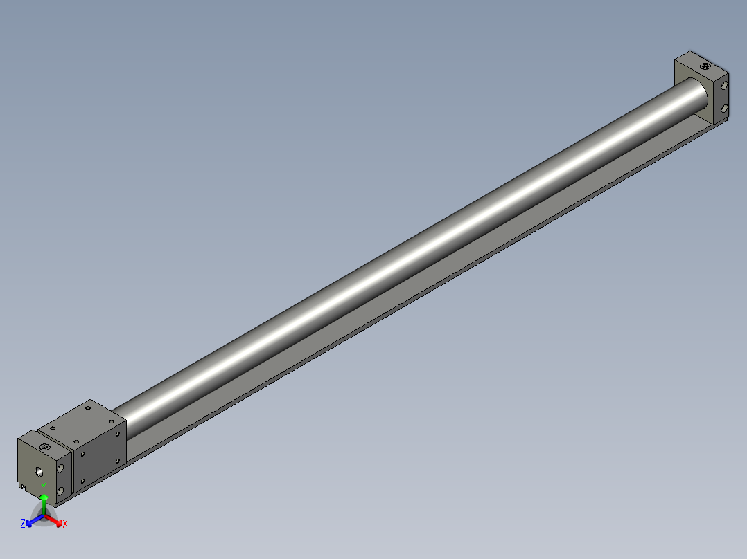 更新版-汽缸-CY3R40-1000-A93_0_0_0_正等轴测图