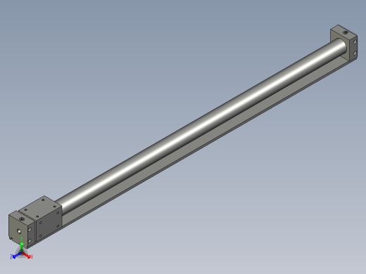 更新版-汽缸-CY3R40-1000-A93_0_0_0_正等轴测缩略图