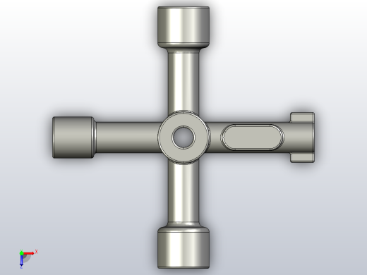 4向家用实用钥匙俯视缩略图