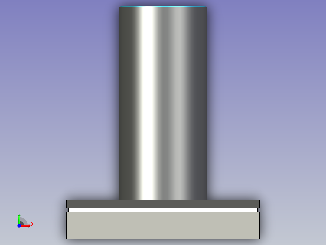 空心塑料圆管前视图