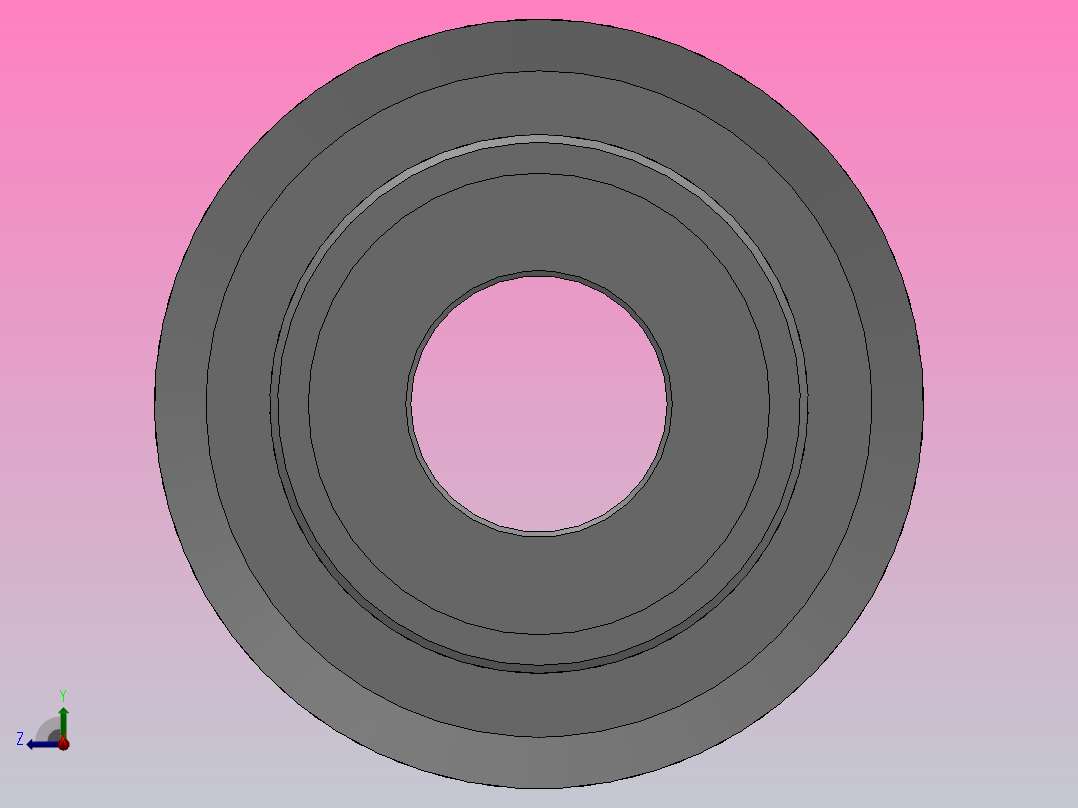 大凸缘型小凸缘型半圆弧形齿同步带轮S3M型_SS3MDC-28-6-dc10-A右视图