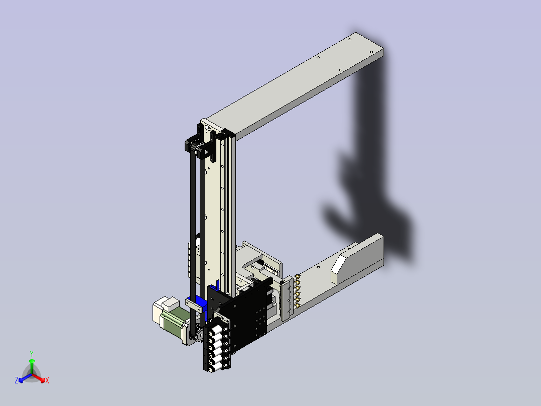 小功率点焊机主视图