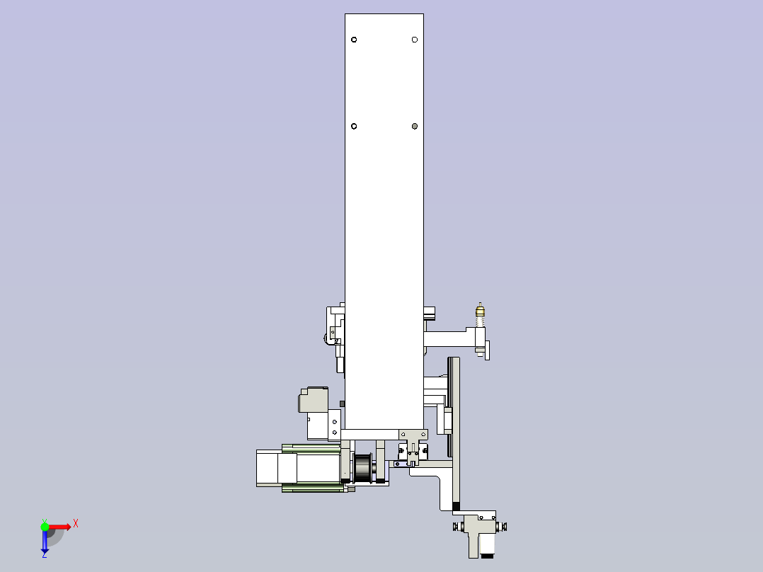 小功率点焊机俯视图