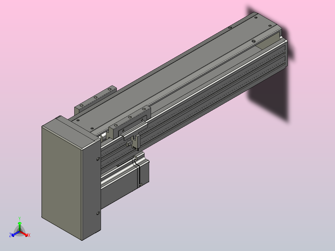 日规模组半封闭丝杆TPA-HNR-85S-1610C-L250-MP-C-P20-N3主视图