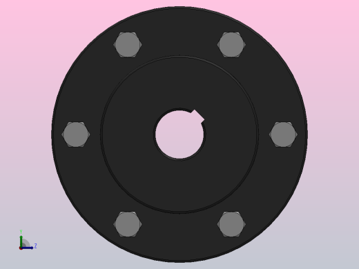DSJM多节键槽联接膜片联轴器_DSJM-210-40-40左视缩略图