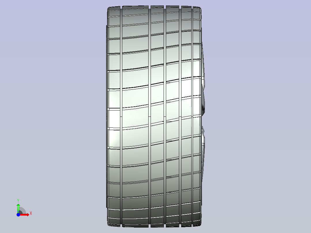 科迈罗轮毂前视图