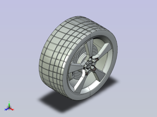 科迈罗轮毂正等轴测缩略图