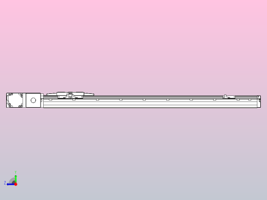 机器人皮带驱动直线轴TPA-GCB-120-P70-L650-QL-M20-N3右视缩略图