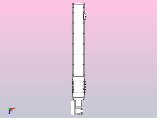 机器人皮带驱动直线轴TPA-GCB-120-P70-L650-QL-M20-N3俯视缩略图
