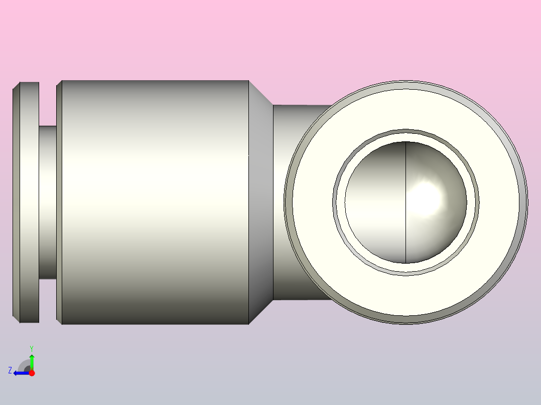 快插接头NPQH-L-Q8-E-P10右视图