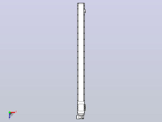 机器人皮带驱动直线轴TPA-GCB-120-P70-L1550-LU-M20-N3俯视缩略图