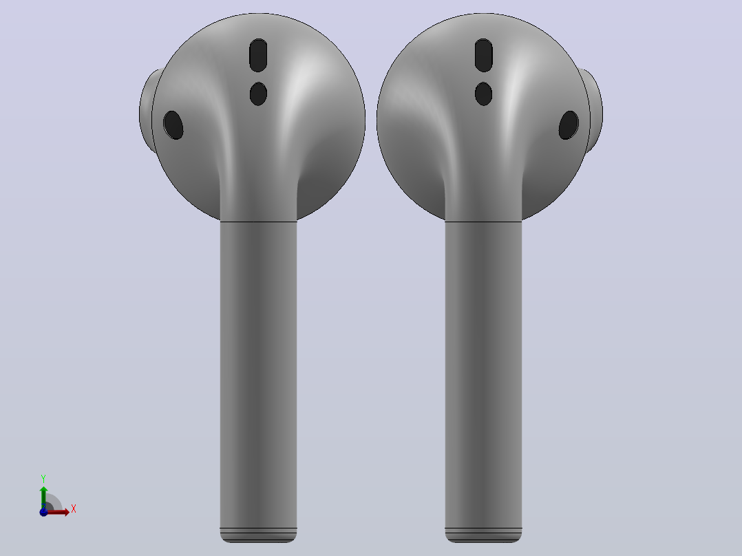 苹果AirPods 15前视图