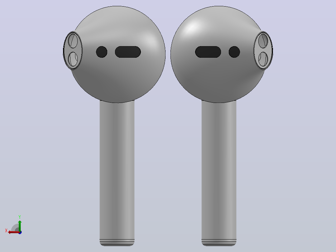苹果AirPods 15后视图