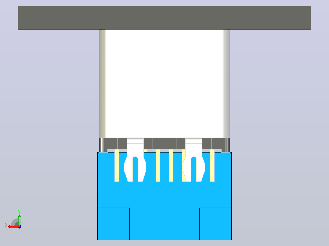 USB-C型母座壁挂式12后视图