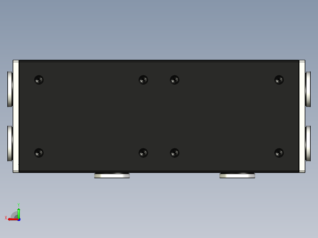 EK-Pro 歧管 2CPU 2GPU后视图