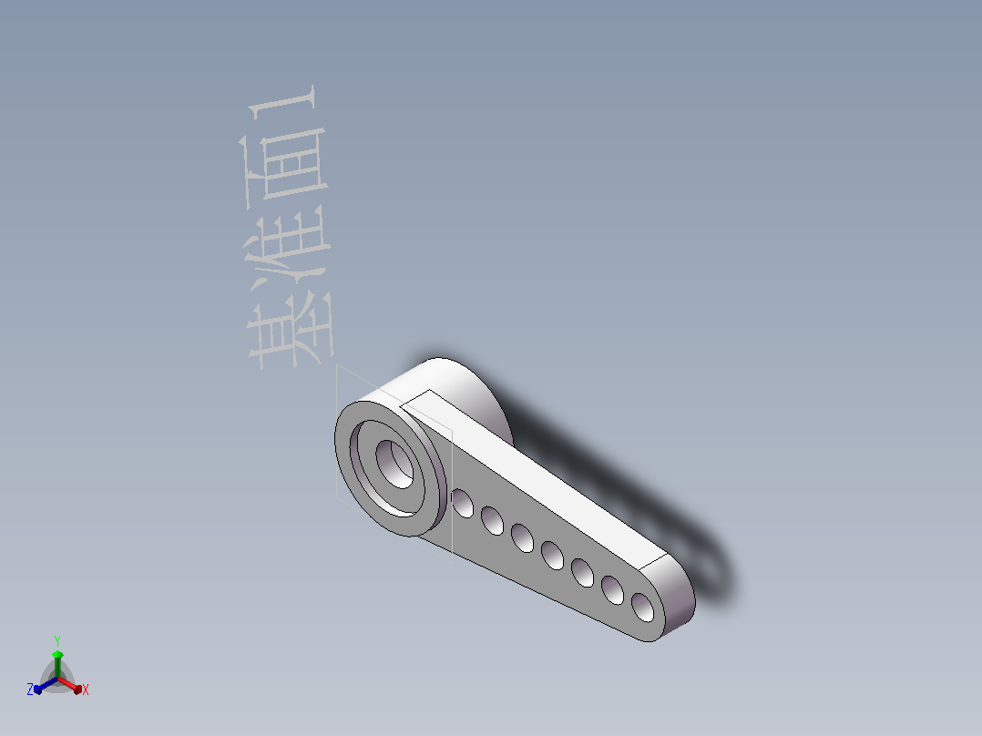 MG90S 舵机配件正等轴测图