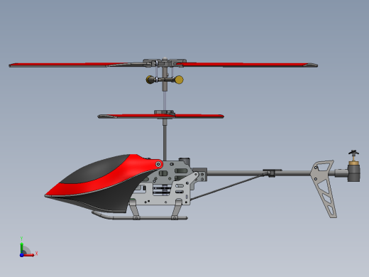 RC helicopter遥控直升机前视缩略图