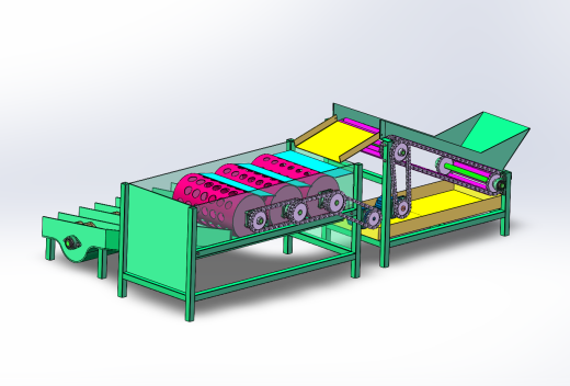 液压水果分拣机（SW+CAD+说明书）缩略图