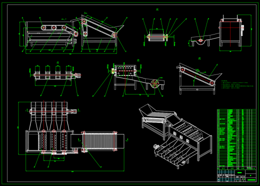 液压水果分拣机（SW+CAD+说明书）缩略图