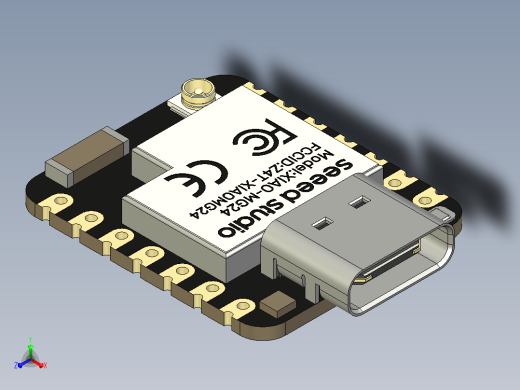 XIAO MG24是一款基于Silicon Labs的EFR32MG24 SoC的超低功耗无线开发板，采用高性能78MHz ARM Cortex -M33内核