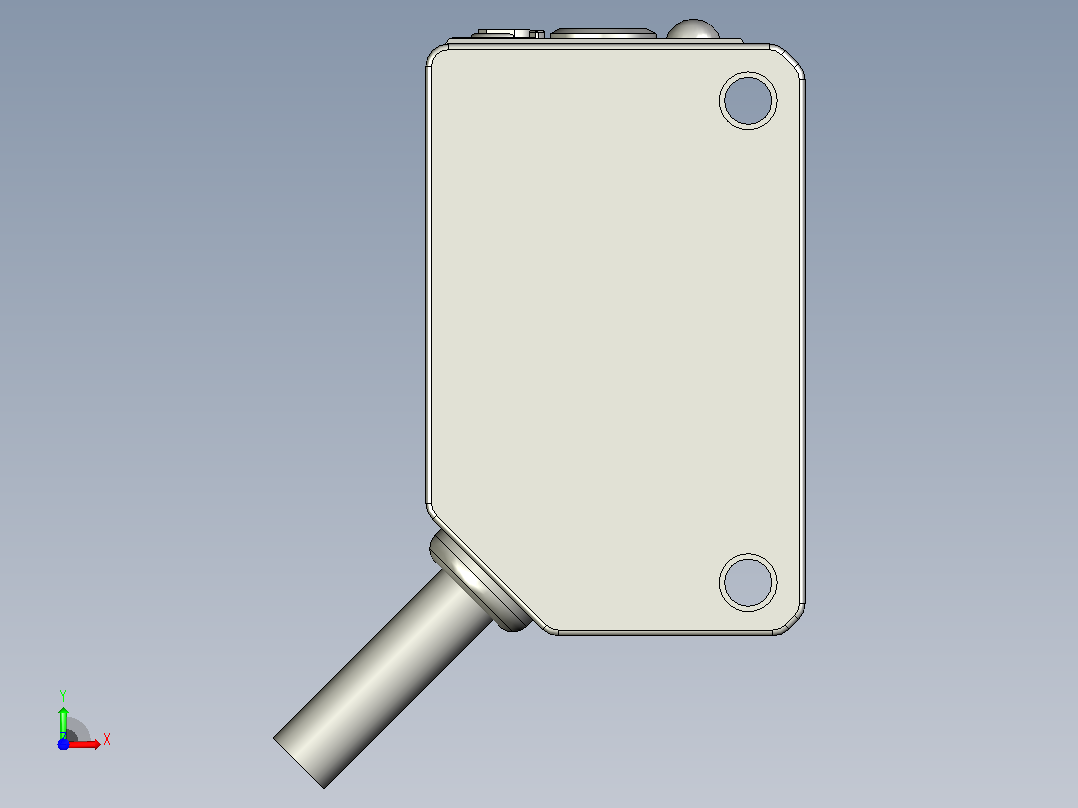 深浦光电传感器 PS-C系列电缆型3d前视图