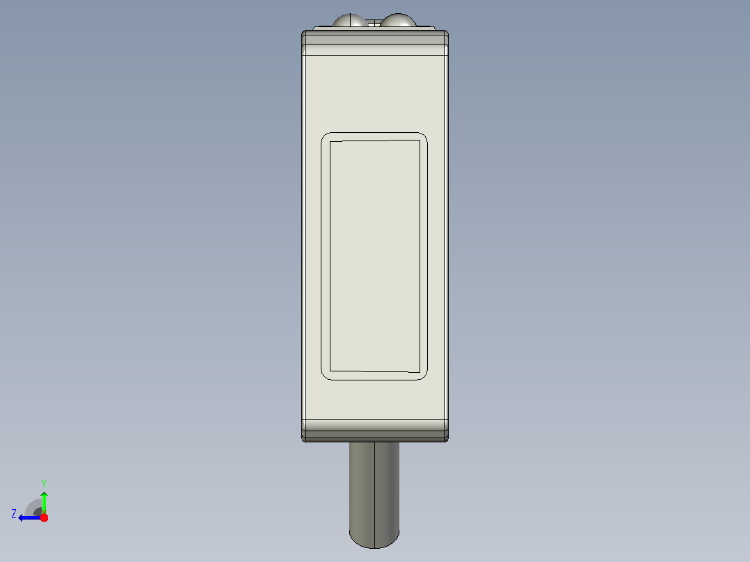深浦光电传感器 PS-C系列电缆型3d右视图
