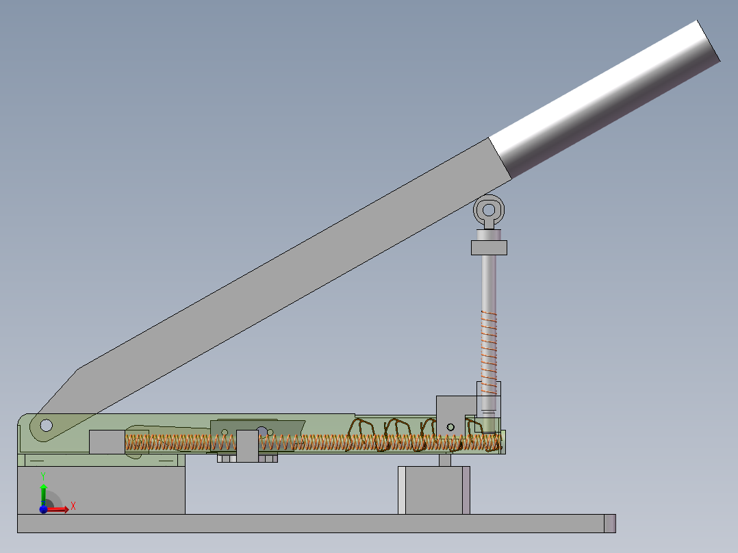 装扣简易工装sw18可编辑前视图