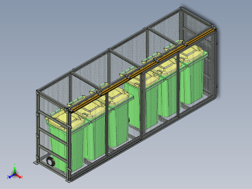 护栏垃圾箱垃圾筒