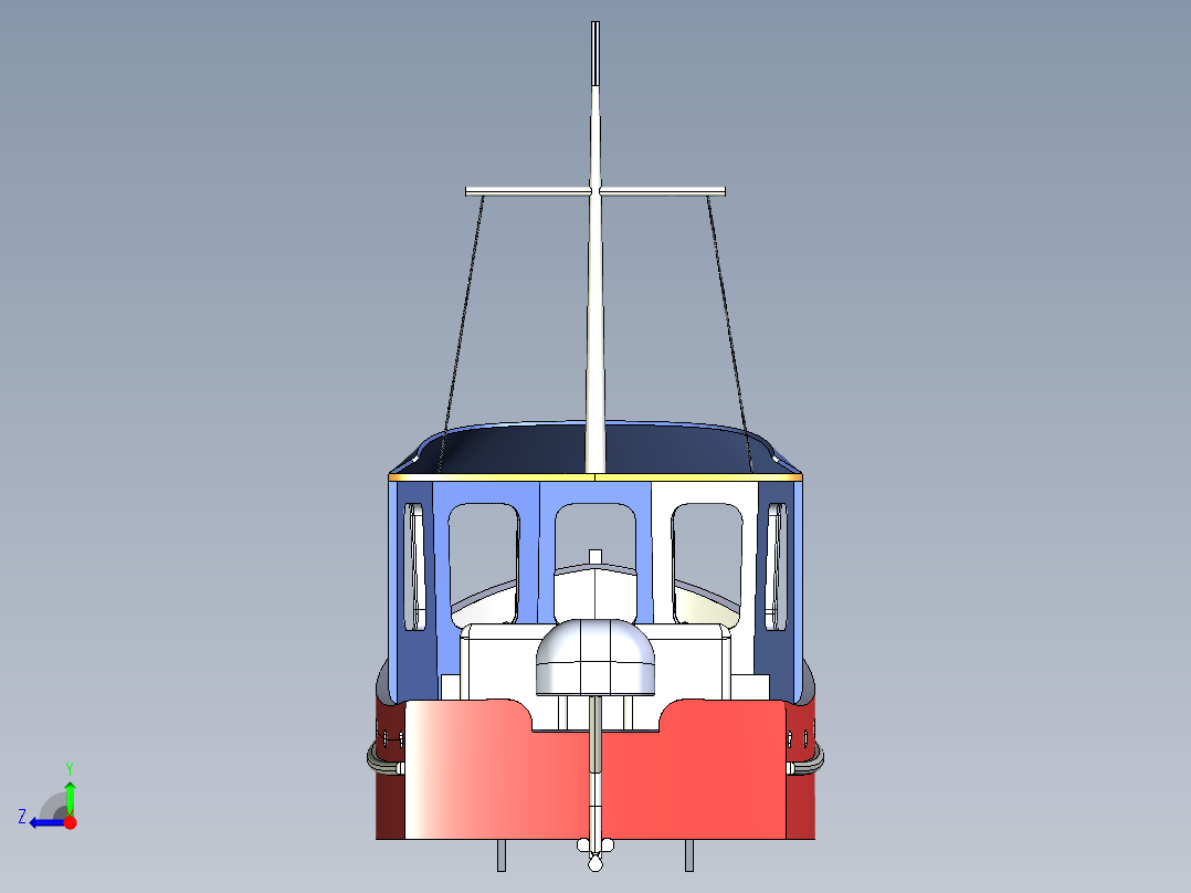 SW2015含特征小船右视图