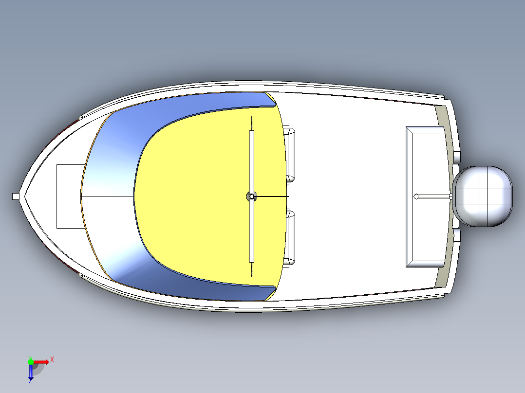 SW2015含特征小船俯视图