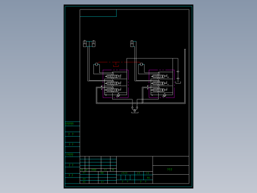 滑移液压原理图