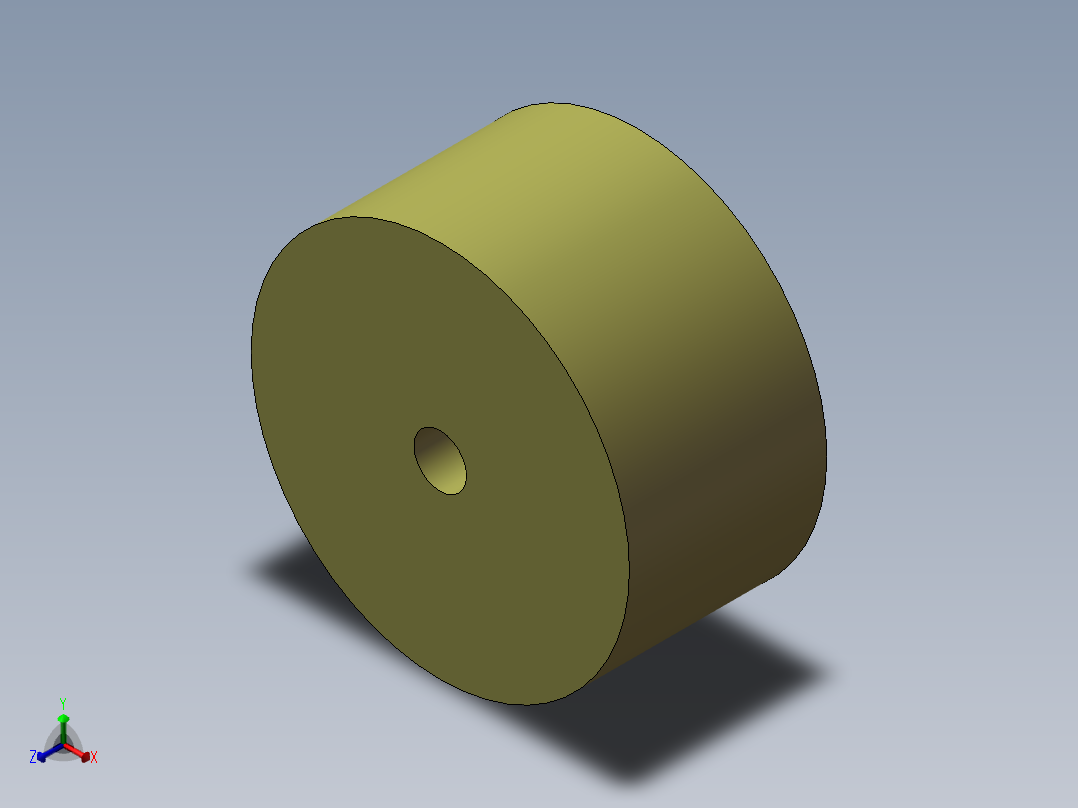 砂轮正等轴测图