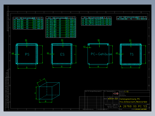 威图pc控制柜图纸缩略图