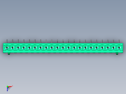 DEGSON 2EDG 系列 5.0mm 可插拔接线端子组-2EDGA-5.0-21P-14-00AH俯视缩略图