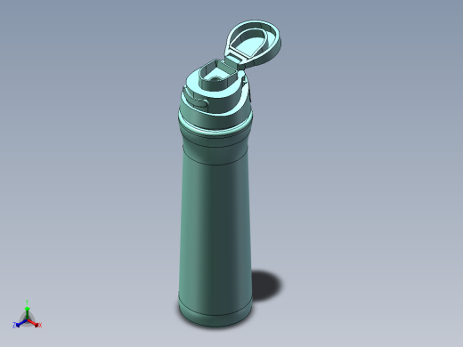 保温杯模型正等轴测缩略图