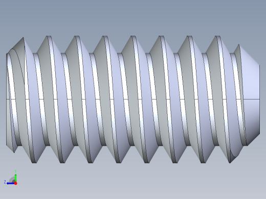 UNC 平头紧定螺钉-UNC SET SCREW 10-24 x0.375.STEP右视缩略图