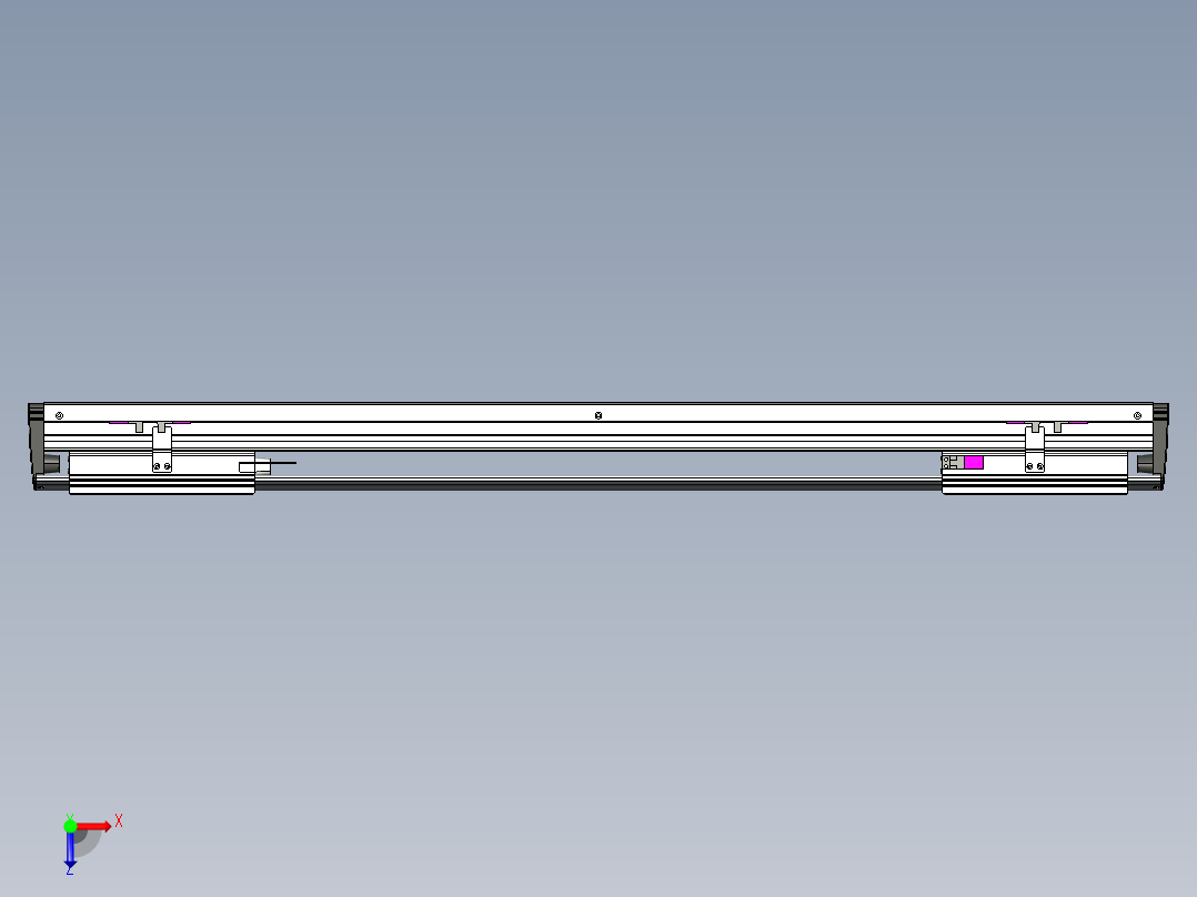 威洛博VL系列3d模型模组2VL17E2Y-S650俯视图