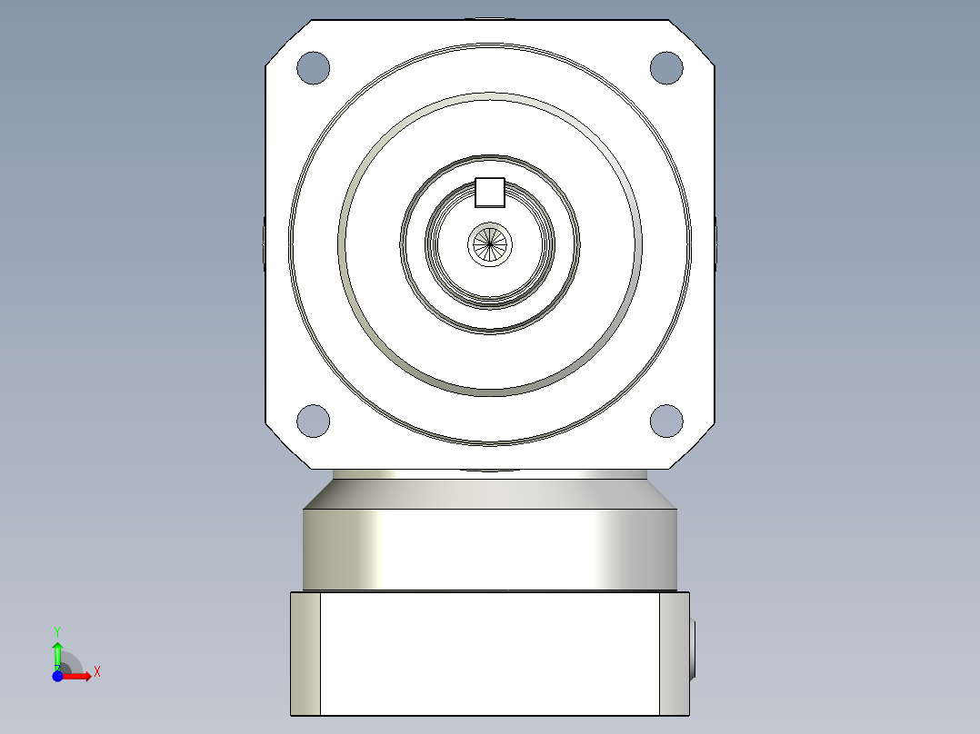 多摩川行星减速机TBR-090-L2-19DC19前视图