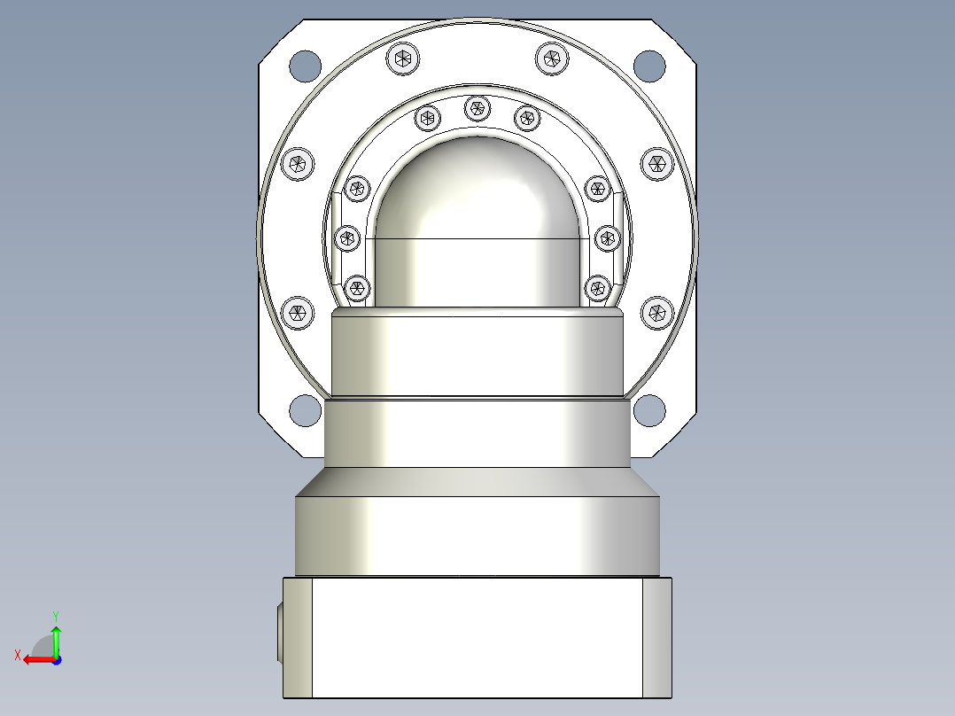 多摩川行星减速机TBR-090-L2-19DC19后视图