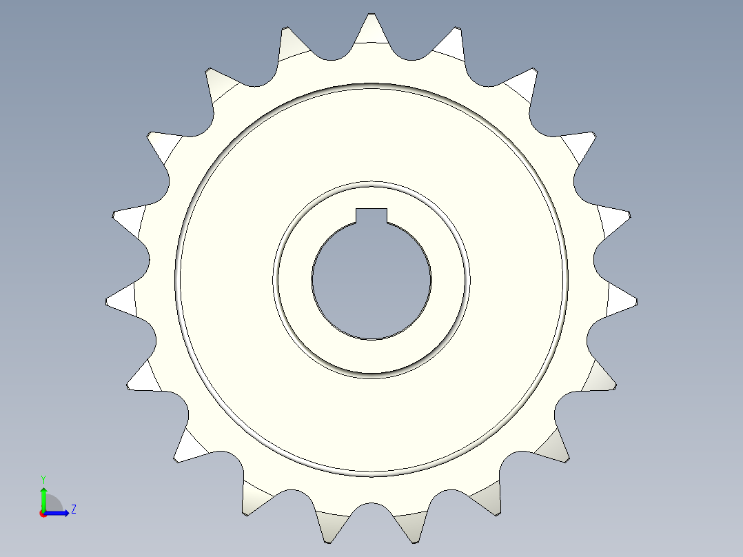 链轮-Sprocket_19-30-20-Y-Y__1.5_.stp左视图