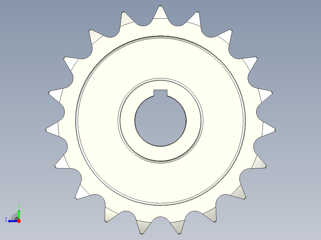 链轮-Sprocket_19-30-20-Y-Y__1.5_.stp右视图