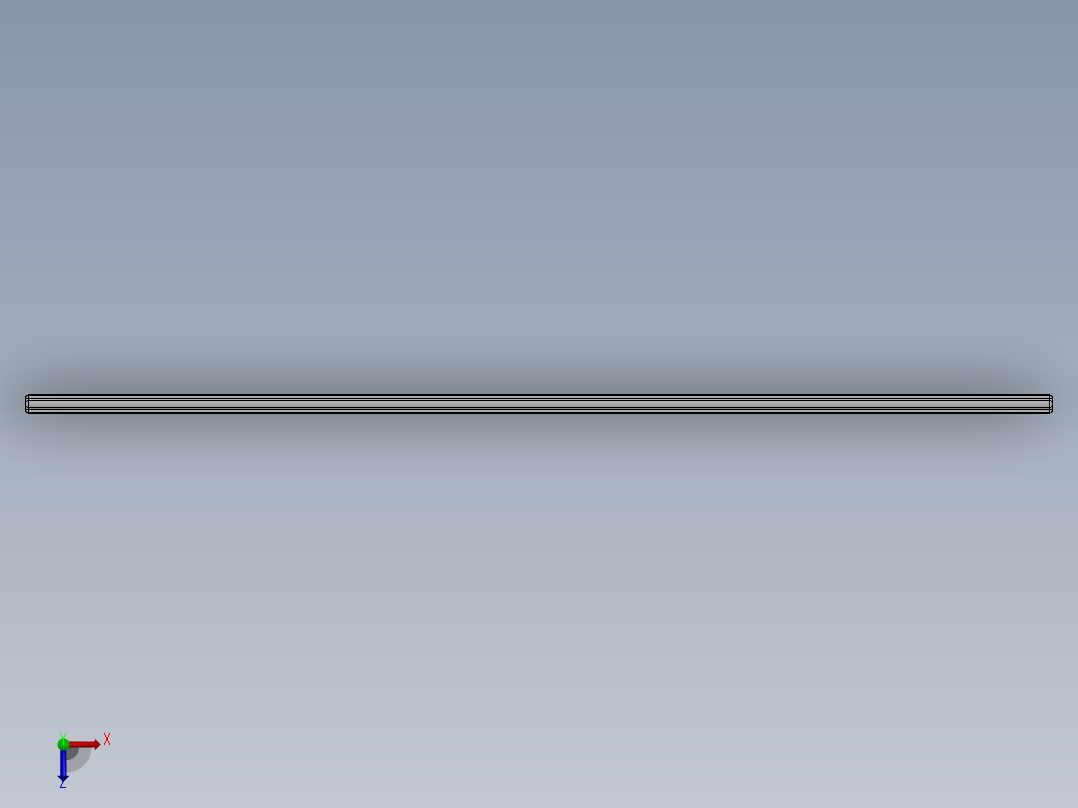 乐高机械组车桥-50450 White Technic Axle 32俯视图