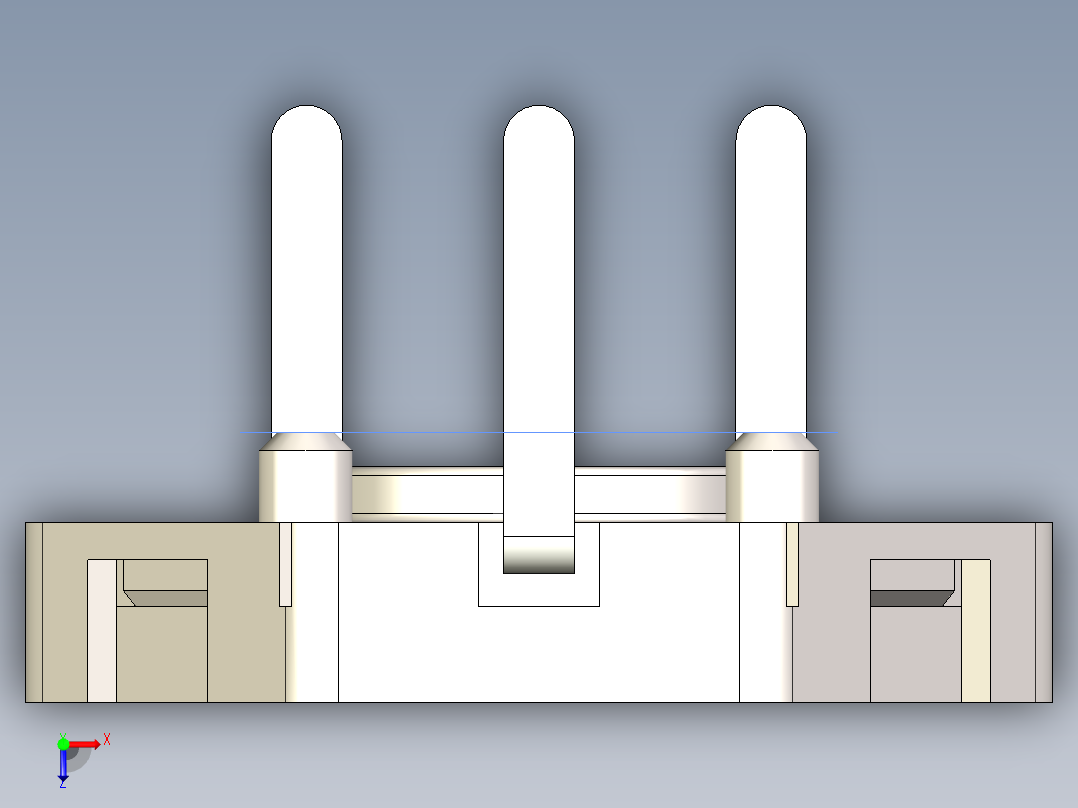 无源元件封装-3382H俯视图