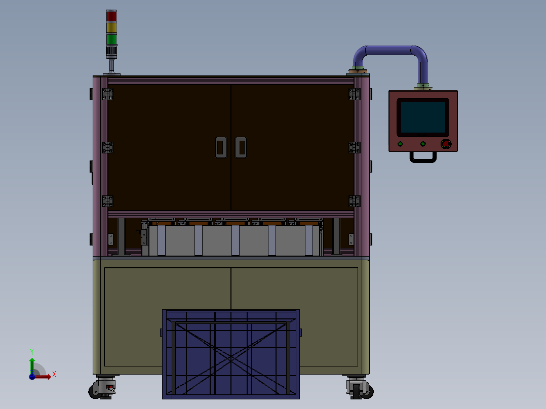布带自动裁切设备