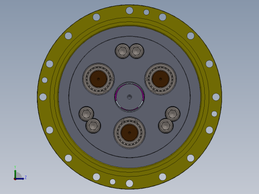 机器人专用RV减速器设计【三维SW+8张CAD图纸+说明书】 1228861左视缩略图