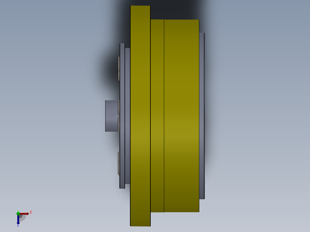 机器人专用RV减速器设计【三维SW+8张CAD图纸+说明书】 1228861俯视图