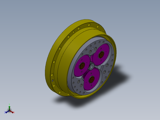 机器人专用RV减速器设计【三维SW+8张CAD图纸+说明书】 1228861正等轴测缩略图